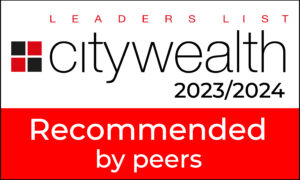 Citywealth 2023/2024 Recommended by peers