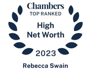 Chambers HNW top ranked, Rebecca Swain