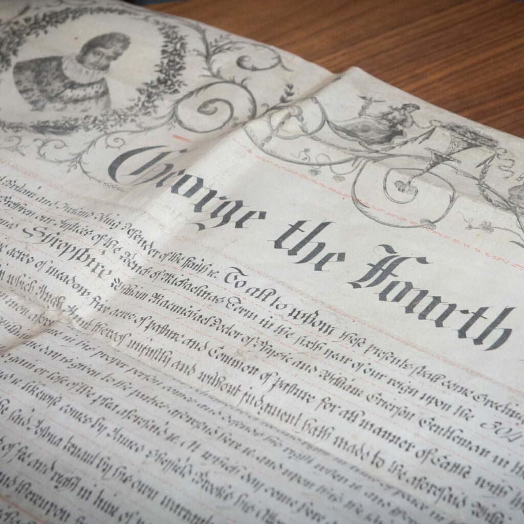 1786 dated document