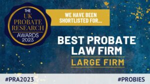 Best probate law firm award 2023 - Large firm