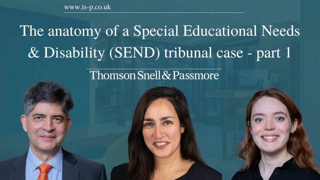 The anatomy of a Special Educational Needs & Disability (SEND) tribunal case - part 1