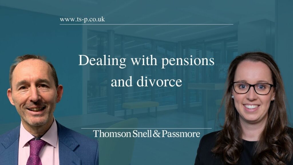 Dealing with pensions and divorce